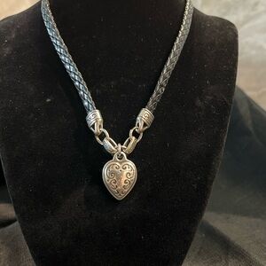 Brighton Silver Heart Pendant Necklace